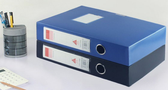 文件盒A4档案盒文件资料盒塑料收纳盒大容量办公文具用品